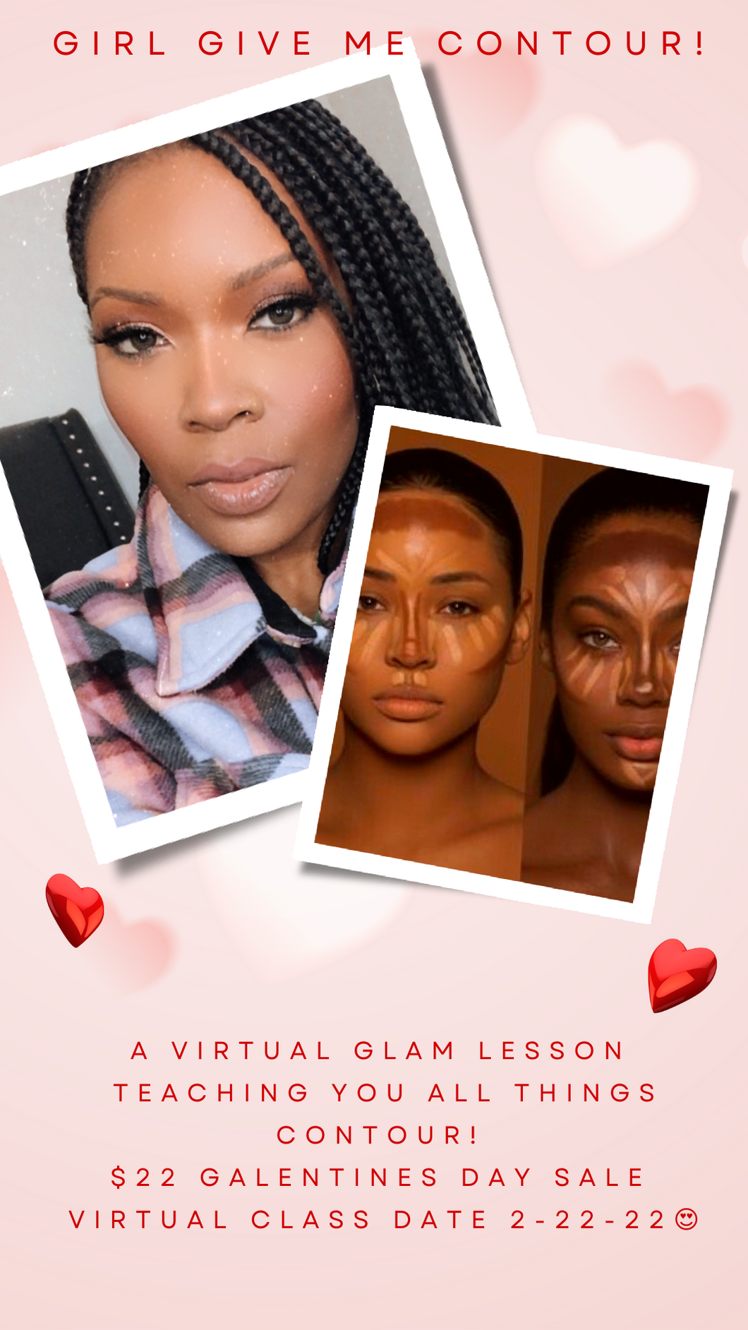 Girl Give Me Contour! Virtual Glam Lesson hosted by Brittni Fontleroy